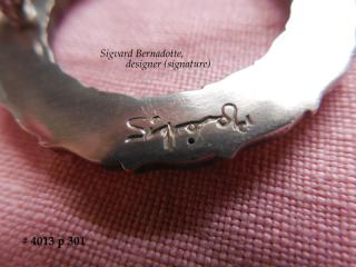 "Sigvard Bernadotte" designer's signature