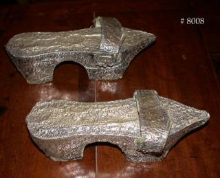 NALINS, silver-covered shoes of the Ottoman Turkish harem & bath