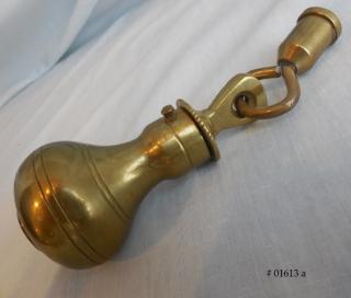 DROP WEIGHT, brass, 19th century