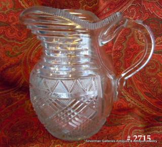 BAKEWELL (Pittsburgh) type Large Heavy American Classical Water Pitcher