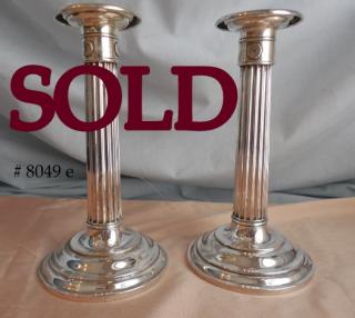 Pair of Gorham Sterling neo-classical  Candlesticks