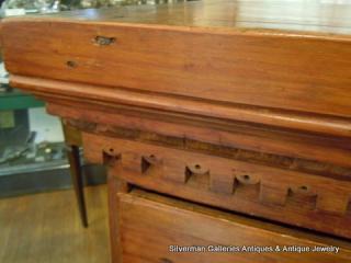 DUNLAP Red-Stained Pine 49" Tall Chest, New Hampshire, circa 1797