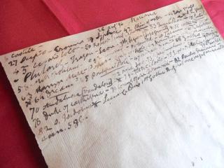 Manuscript notes on the text