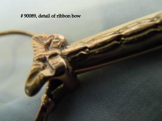Detail, Gold Bow Knot