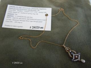 Lavaliere Pendant on original chain