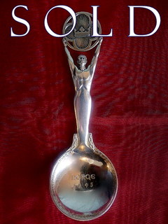 1945 NORWAY, Large Sculptural LIBERATION SPOON
