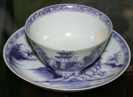 1752 'NANKING CARGO' Chinese Porcelain Tea Bowl & Underdish
