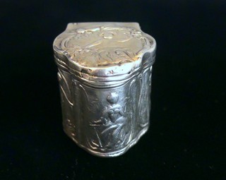 Antique Silver Miniature "SPICE BOX" / "CUTLERY BOX"