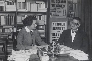 Sylvia Beach and James Joyce