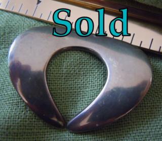 NANNA DITZEL Modernist Brooch, Georg Jensen # 336