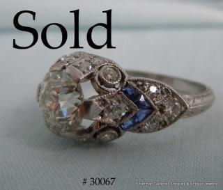 Edwardian 1.97 carats platinum masterpiece