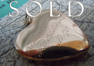 Richard Baily 1814 Gold Heart Locket