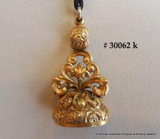 HIGH-KARAT GOLD VICTORIAN FOB PENDANT