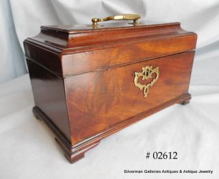 18th Century MAHOGANY  TEA CADDY CHEST