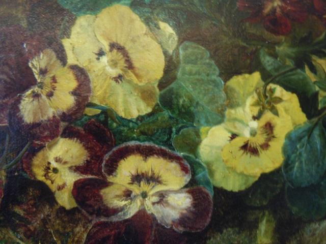 Pansies, central detail