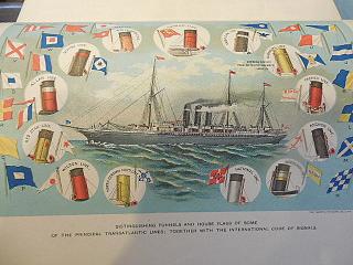 Distinguishing Funnels & House Flags of ...the Principal Transatlantic Lines