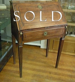 Lady's Desk, Walnut, Slant Front, circa 1790's