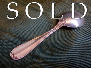 GEORG JENSEN U.S.A. Sterling Baby Spoon, 1941-49,