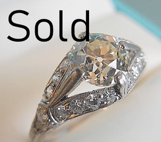 1.38 CARAT CENTER, 1.81 CARATS TOTAL