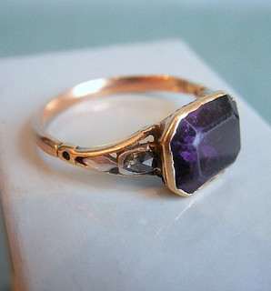 Georgian deals amethyst ring