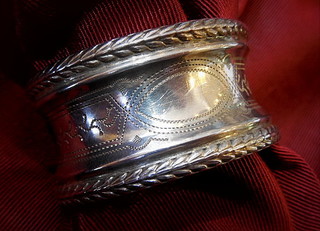 Antique French Sterling Silver Napkin Ring