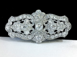 EDWARDIAN, Eight carats of Diamonds in Platinum