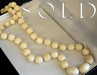 Ivory necklace on sale