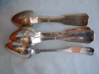 15 table spoons, from the back