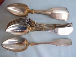 15 large (9”) table/serving spoons