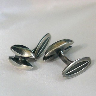 HANS HANSEN Danish Sterling Cufflinks  # 612