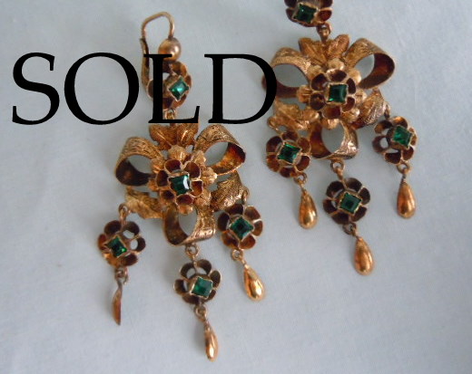 Girondelle Earrings, SOLD