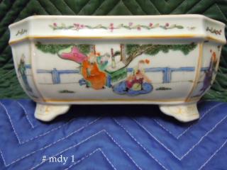 Chinese Porcelain Famille Rose Bulb Planter