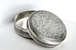 Silver Trinket Box, 1941, Cairo, Egypt