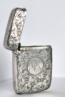 English Sterling Silver "Vesta Case" (match safe)