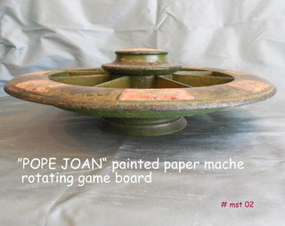 POPE JOAN Rotating Game Board