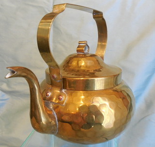 BRASS Hand-Hammered Samovar Tea Pot