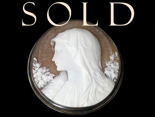 Signed Shell Cameo, by carver GIOVANNI NOTO