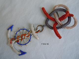 SHIPS WHEEL & FOULED ANCHOR