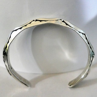 "MOUNTAINS, RAIN & SKY" SOLID & SLEEK MODERN NAVAJO