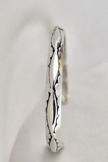 "MOUNTAINS, RAIN & SKY" SOLID & SLEEK MODERN NAVAJO