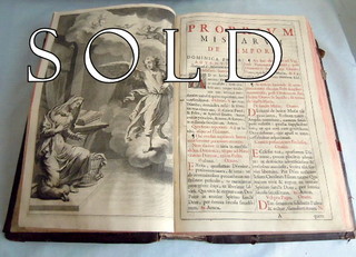 MISSALE ROMANUM, printed 1686