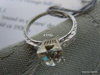 # 27029, view 2a.  18k white gold, alloyed to be very pale, but not true grey-white like platinum