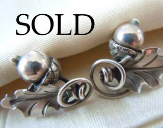 ACORN earrings, Georg Jensen U.S.A,