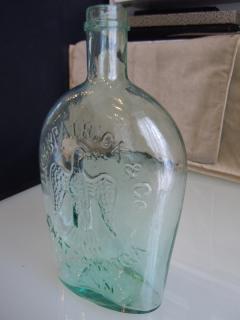 Exceedingly Rare 9" Quart Flask