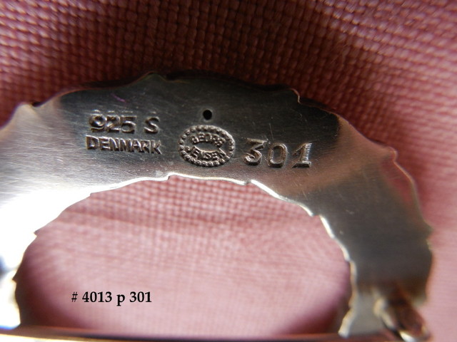 Georg Jensen, Denmark, 925 sterling & model marks