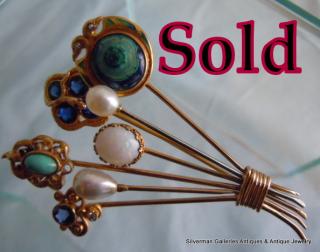 SEVEN STICKPINS Brooch