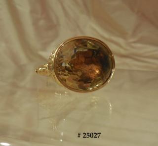 Faceted Golden Citrine Quartz estimated 30 carats