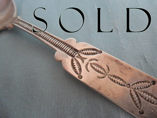 NAVAJO (DINE) American Southwest COIN SILVER SPOON