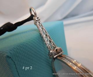 openwork platinum handle, side view
