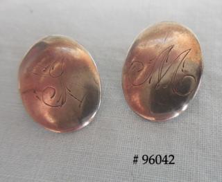 OVAL SMALL BUTTONS, circa 1780-1815